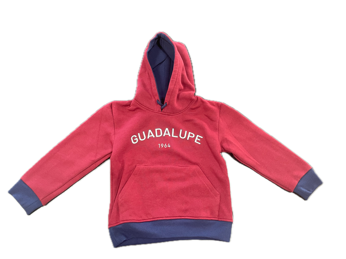 Burgundy hoodie - kids