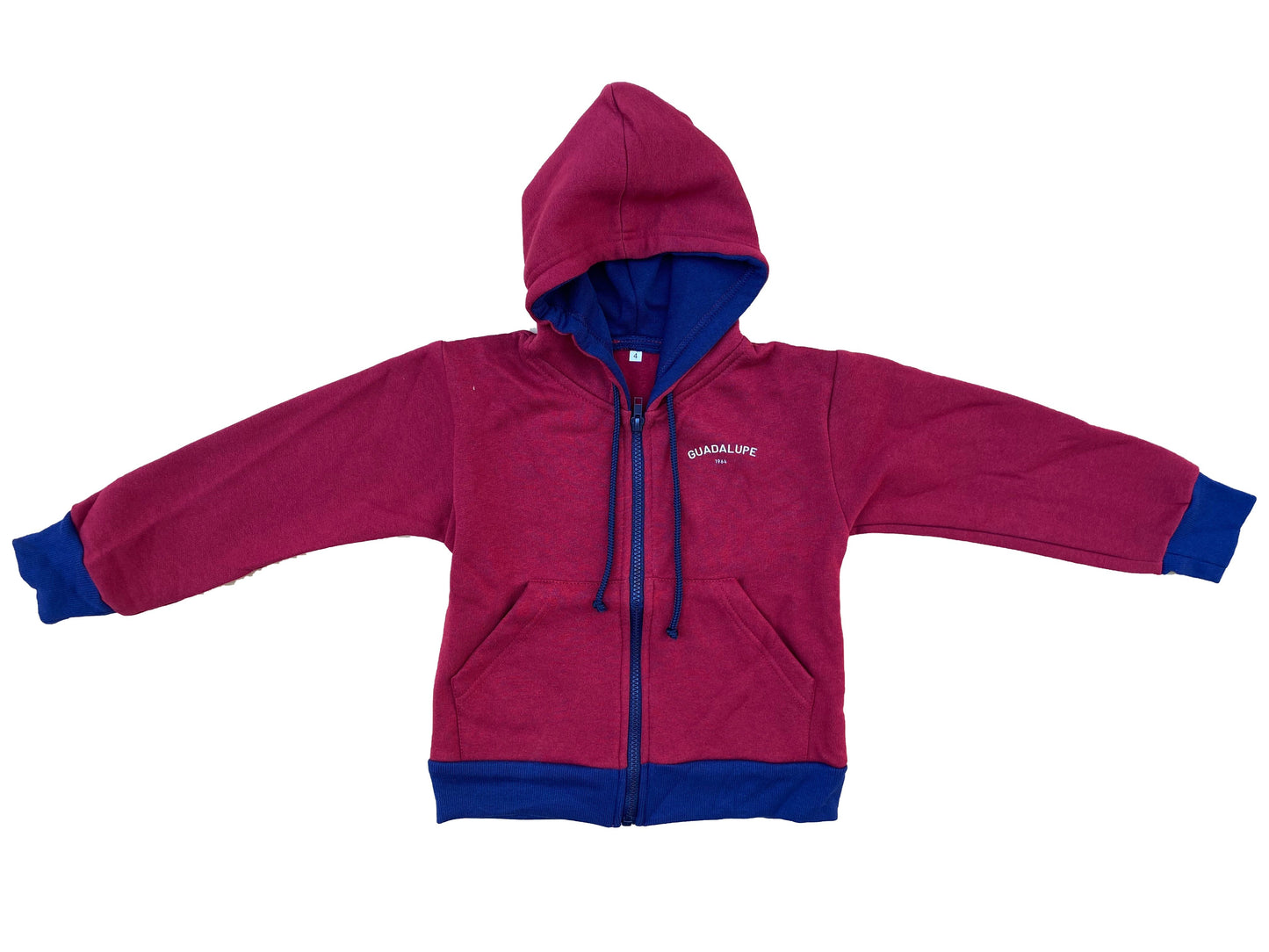 Burgundy and blue coat (S-XL)